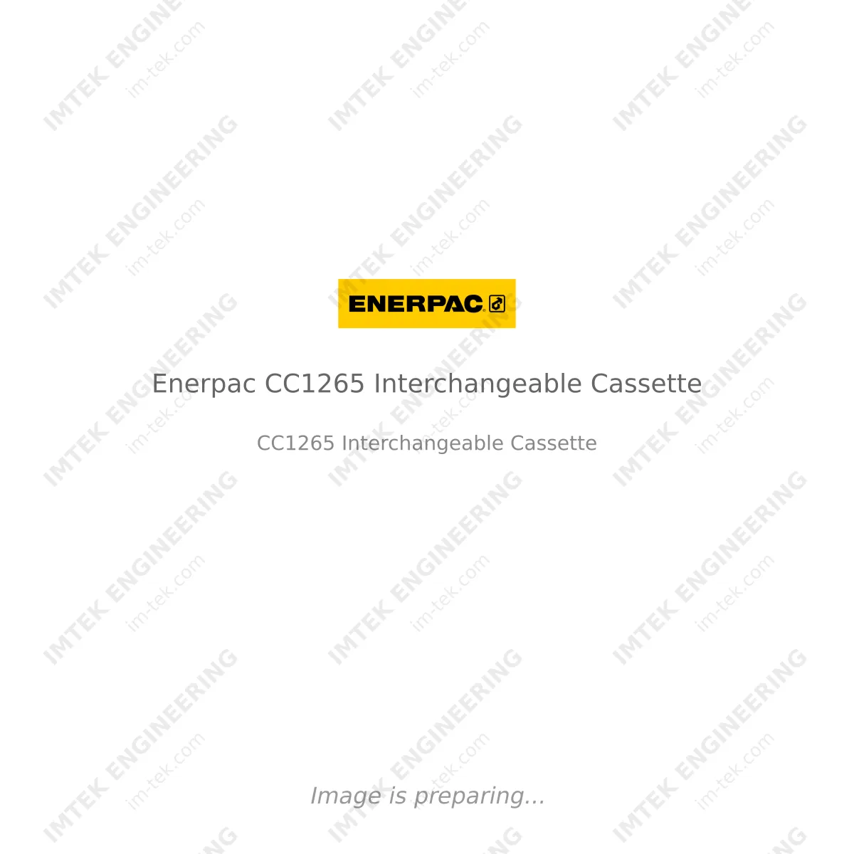 Enerpac Enerpac CC1265 Interchangeable Cassette - CC1265 Interchangeable Cassette