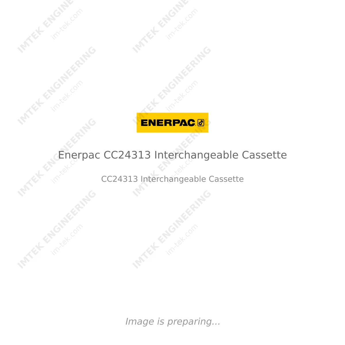Enerpac Enerpac CC24313 Interchangeable Cassette - CC24313 Interchangeable Cassette
