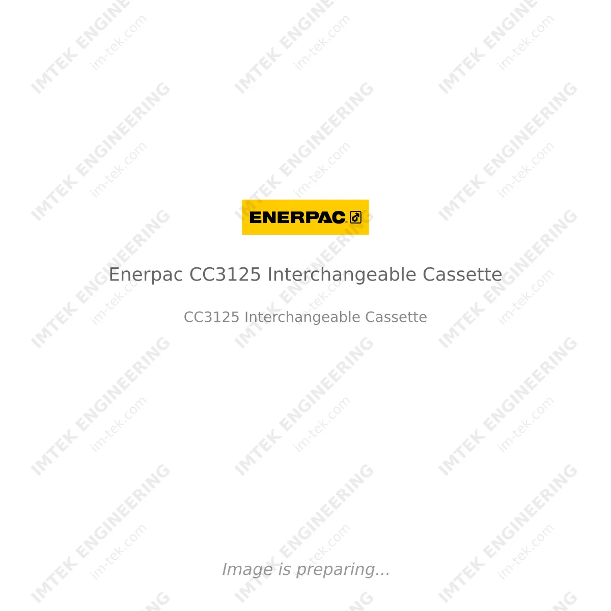 Enerpac Enerpac CC3125 Interchangeable Cassette - CC3125 Interchangeable Cassette