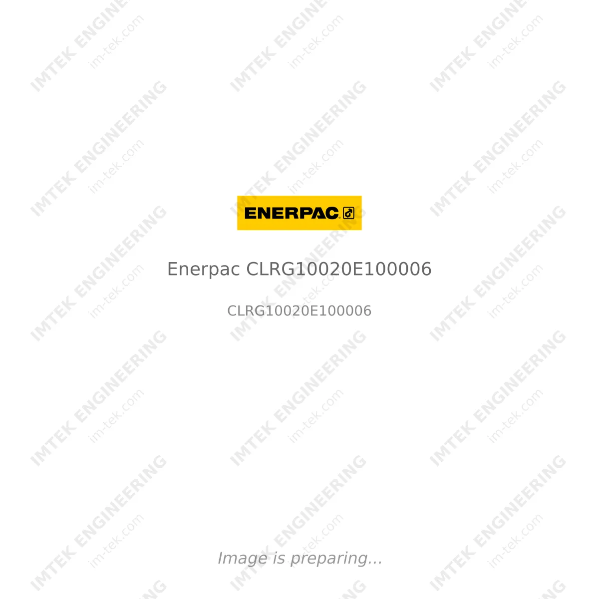 Enerpac Enerpac CLRG10020E100006 - CLRG10020E100006