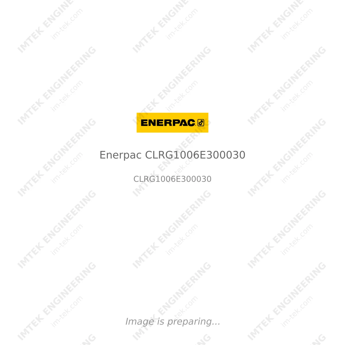 Enerpac Enerpac CLRG1006E300030 - CLRG1006E300030