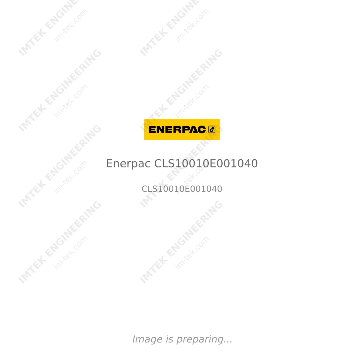 Enerpac Enerpac CLS10010E001040 - CLS10010E001040