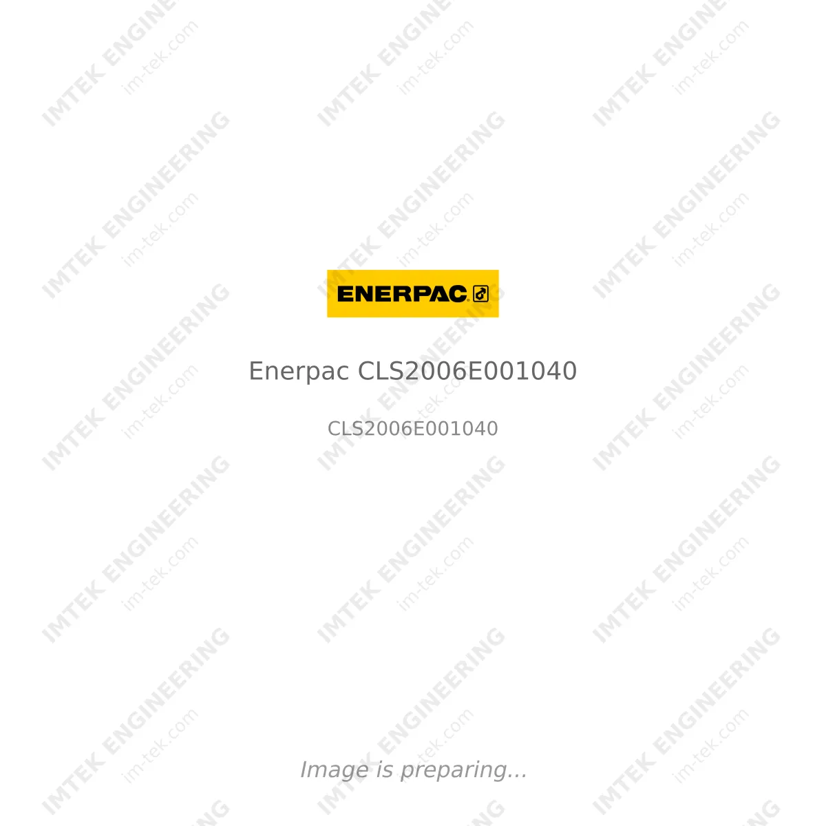Enerpac Enerpac CLS2006E001040 - CLS2006E001040