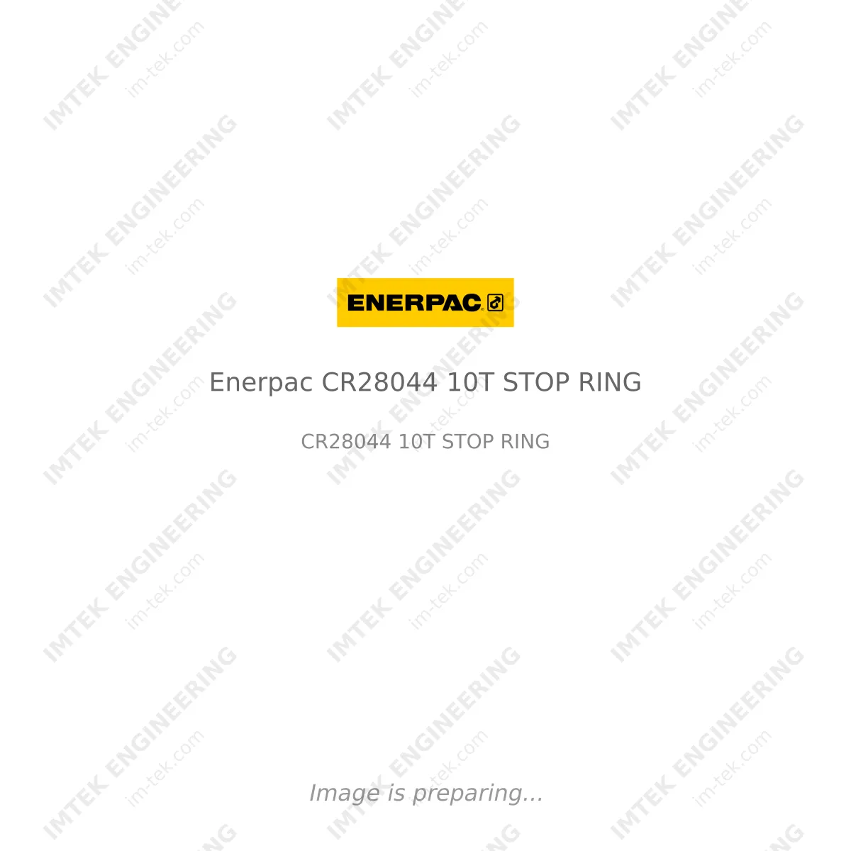 Enerpac Enerpac CR28044 10T STOP RING - CR28044 10T STOP RING