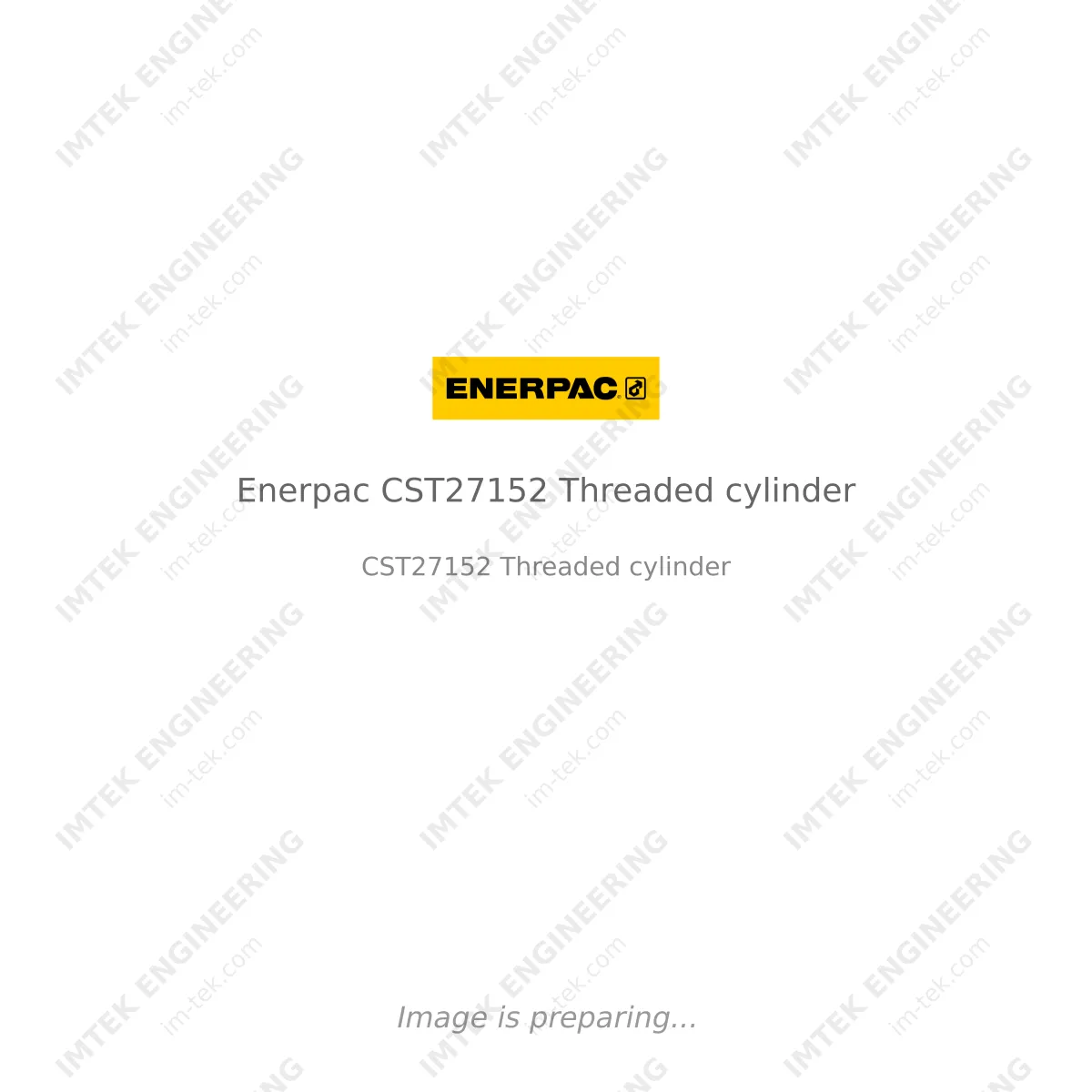 Enerpac Enerpac CST27152 Threaded cylinder - CST27152 Threaded cylinder