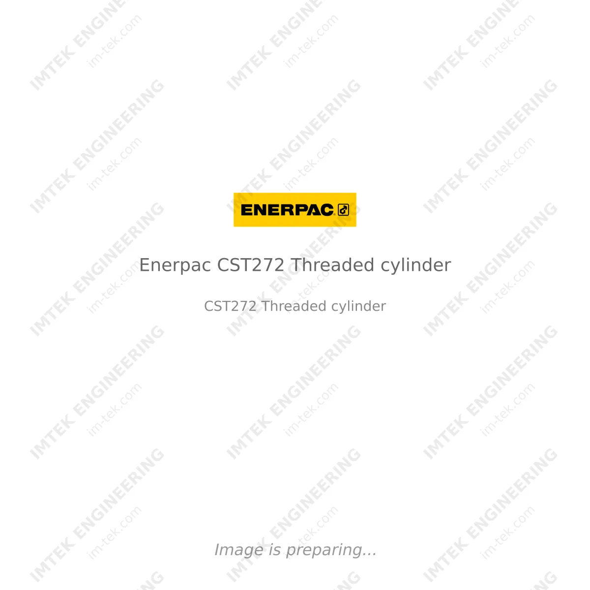 Enerpac Enerpac CST272 Threaded cylinder - CST272 Threaded cylinder