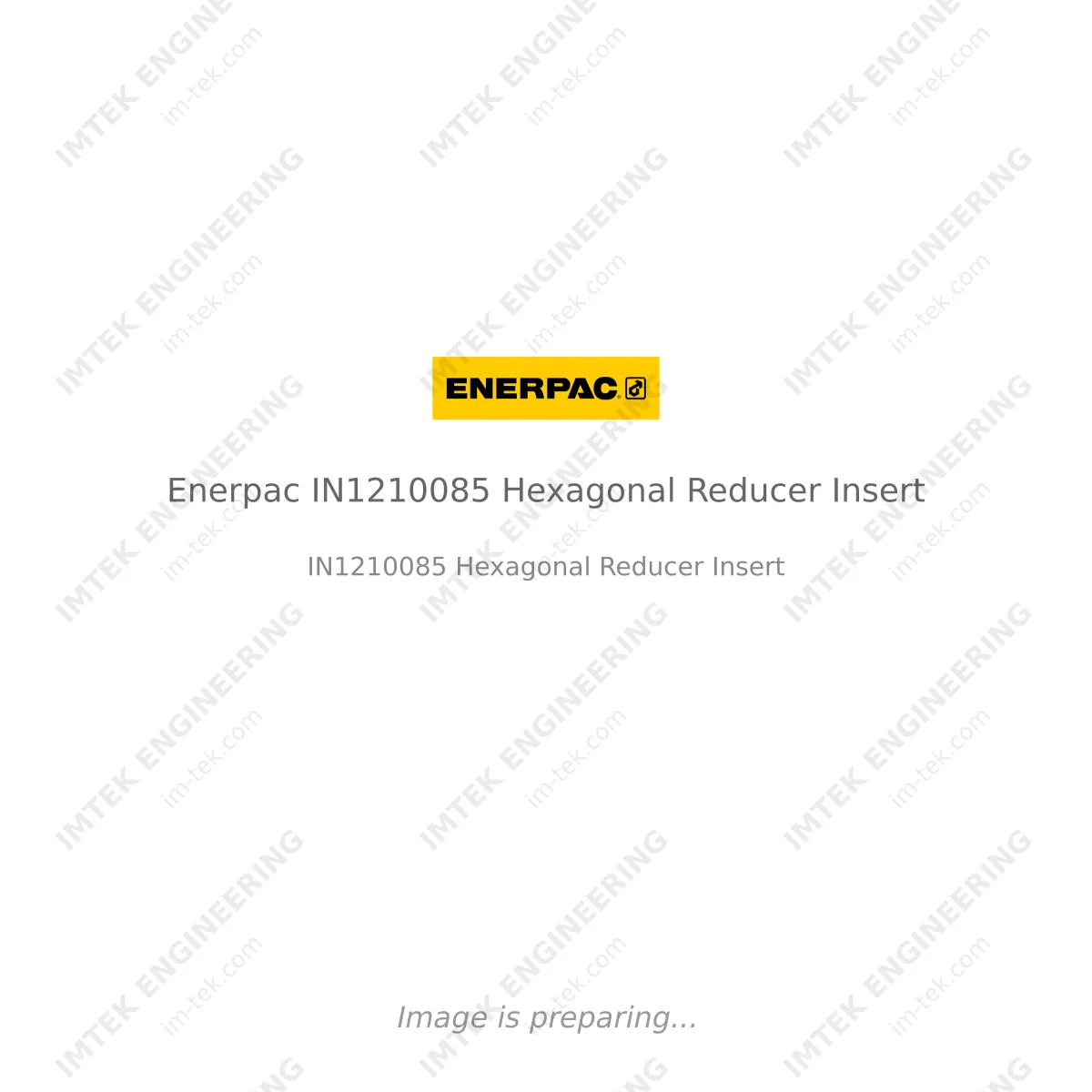 Enerpac Enerpac IN1210085 Hexagonal Reducer Insert - IN1210085 Hexagonal Reducer Insert