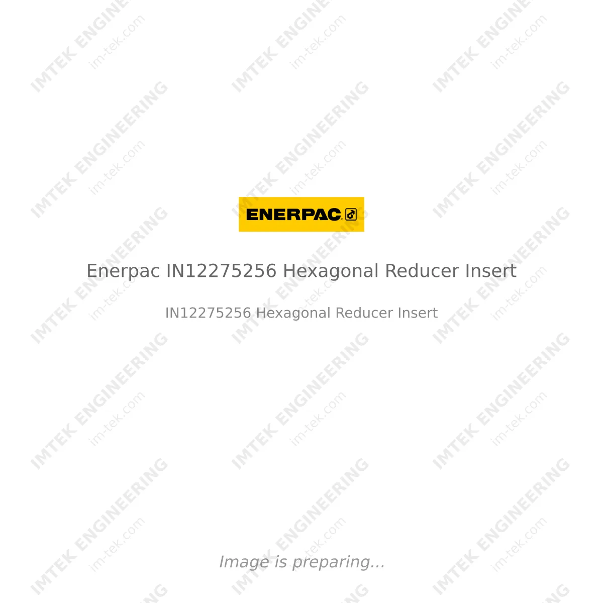 Enerpac Enerpac IN12275256 Hexagonal Reducer Insert - IN12275256 Hexagonal Reducer Insert