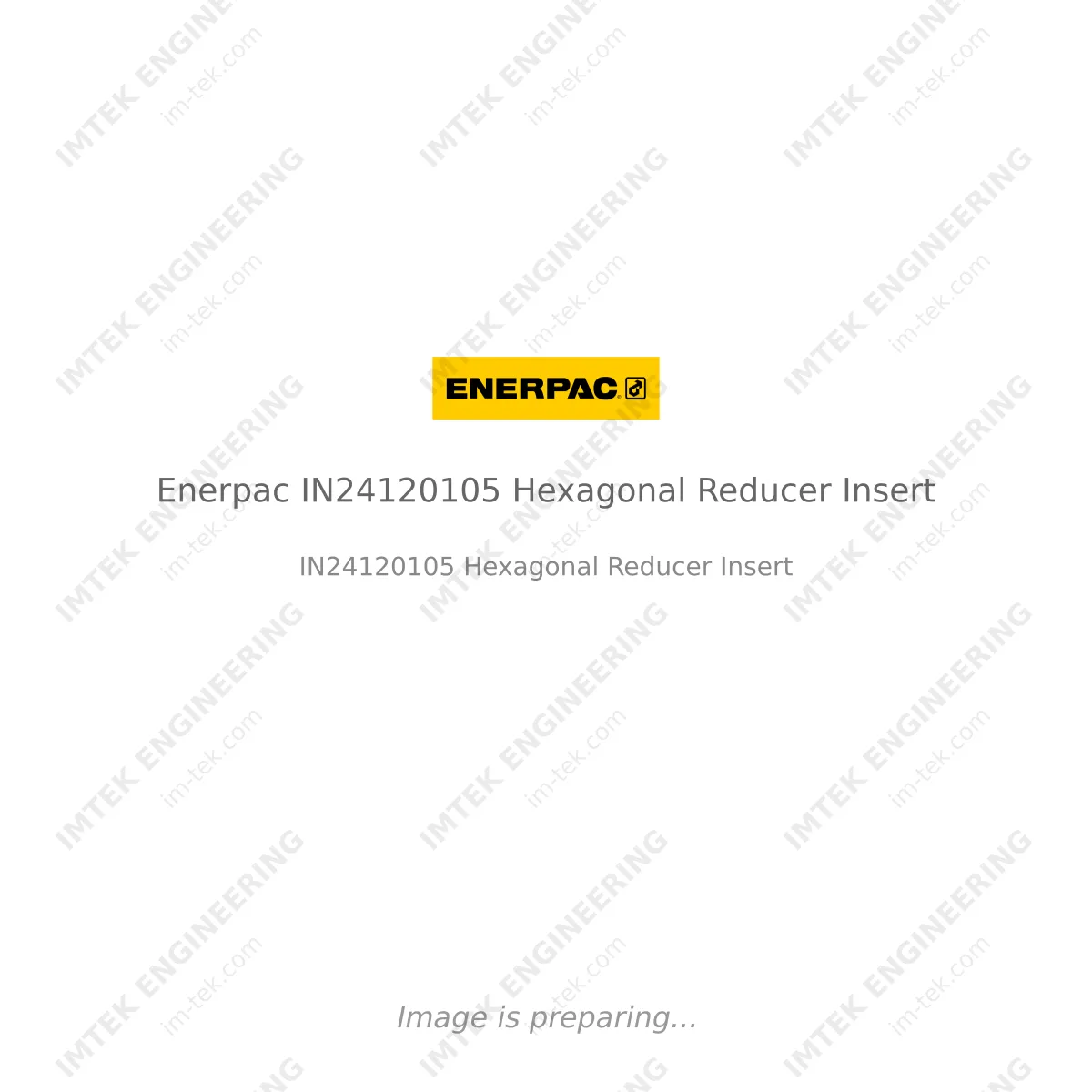 Enerpac Enerpac IN24120105 Hexagonal Reducer Insert - IN24120105 Hexagonal Reducer Insert