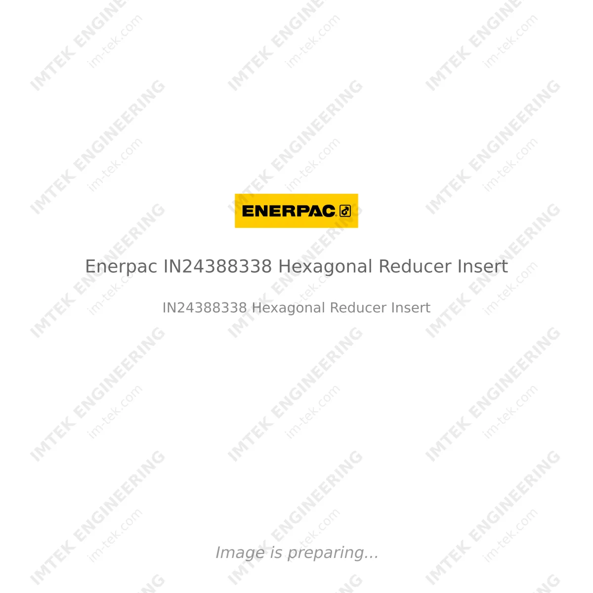 Enerpac Enerpac IN24388338 Hexagonal Reducer Insert - IN24388338 Hexagonal Reducer Insert