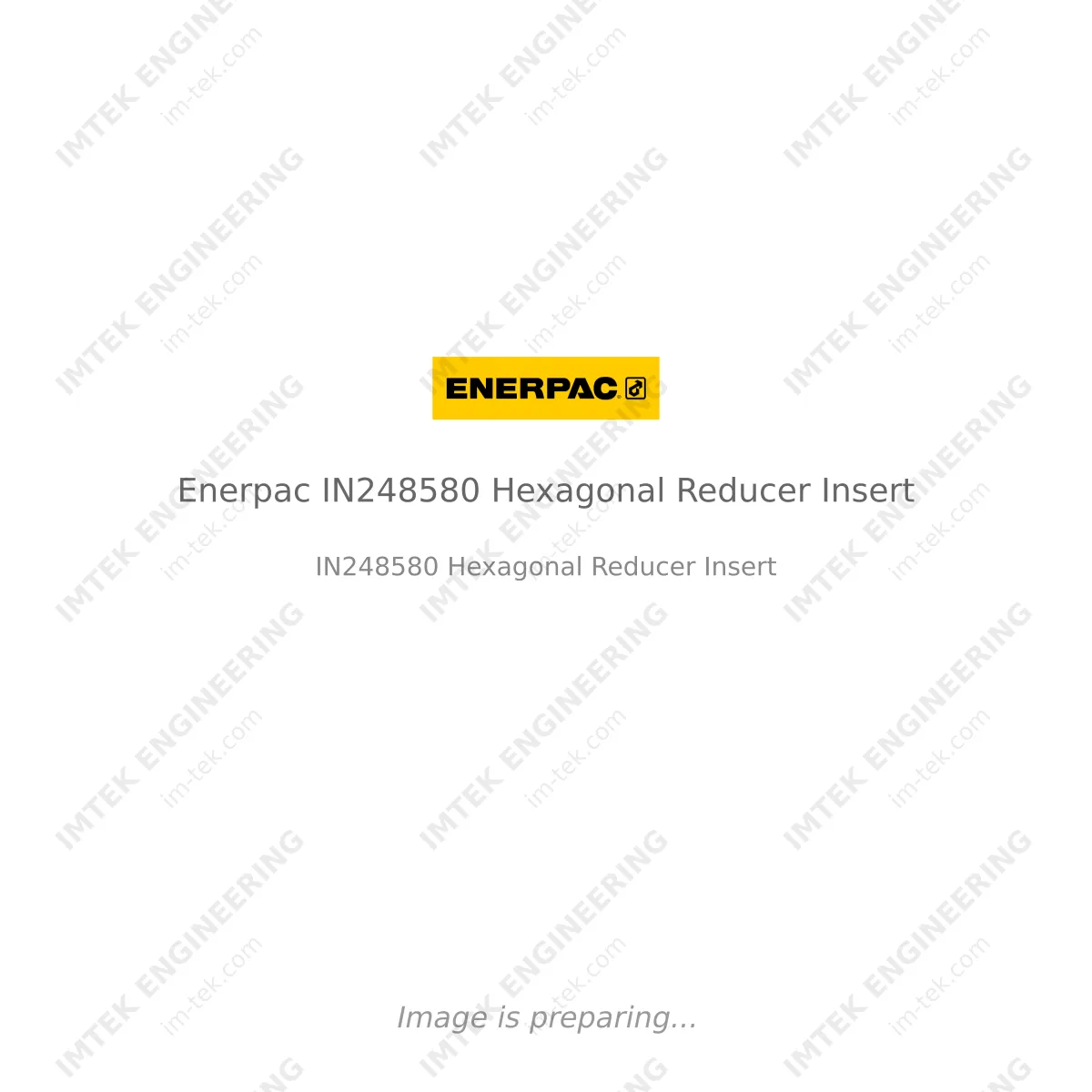Enerpac Enerpac IN248580 Hexagonal Reducer Insert - IN248580 Hexagonal Reducer Insert