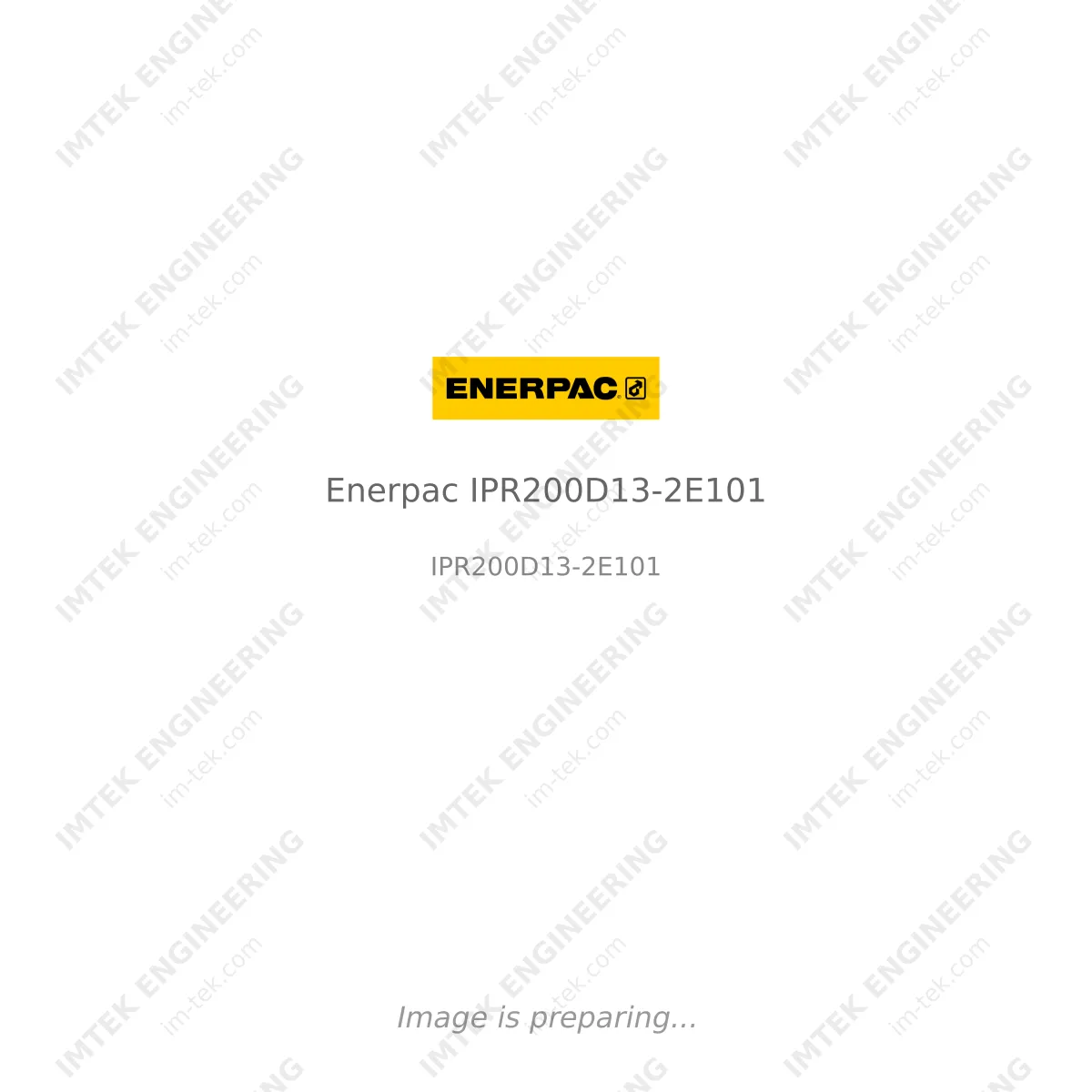 Enerpac Enerpac IPR200D13-2E101 - IPR200D13-2E101