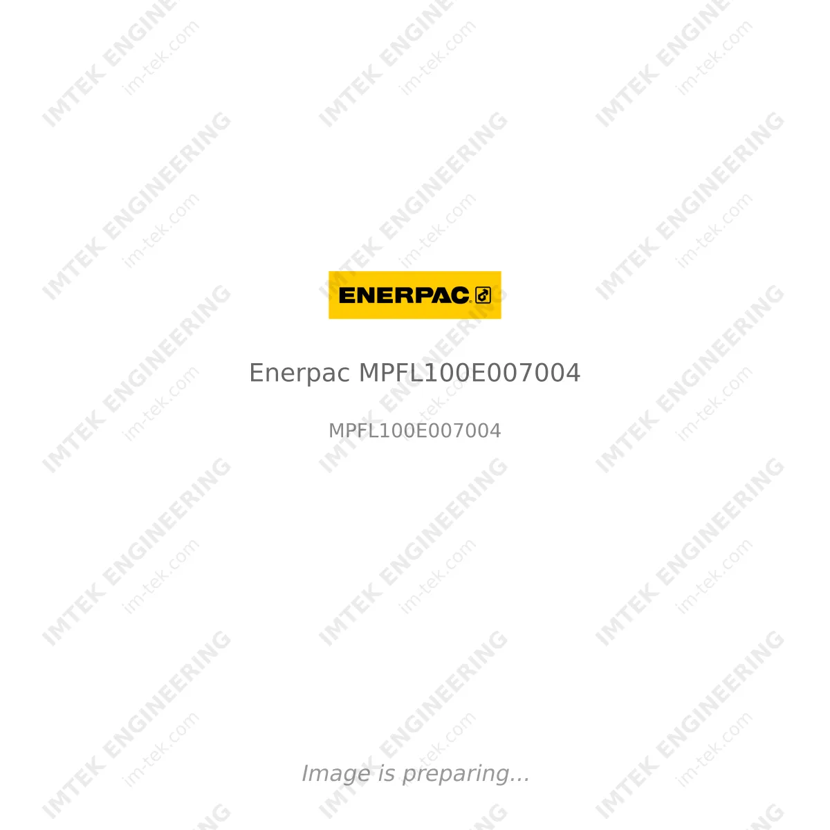 Enerpac Enerpac MPFL100E007004 - MPFL100E007004