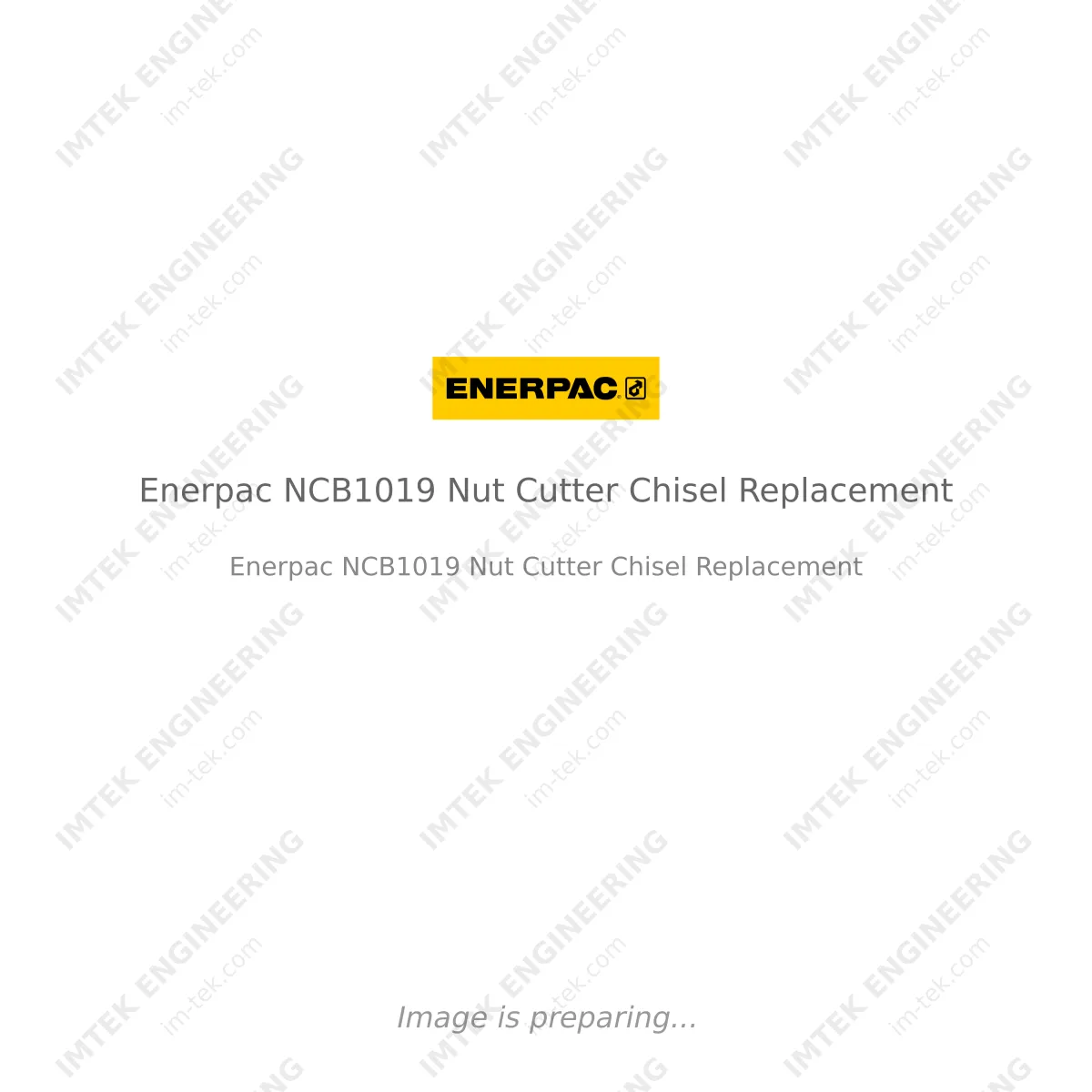Enerpac Enerpac NCB1019 Nut Cutter Chisel Replacement - Enerpac NCB1019 Nut Cutter Chisel Replacement