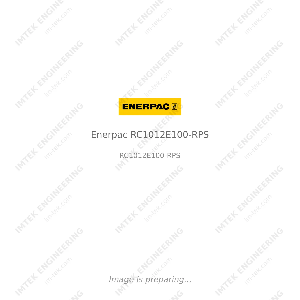 Enerpac Enerpac RC1012E100-RPS - RC1012E100-RPS