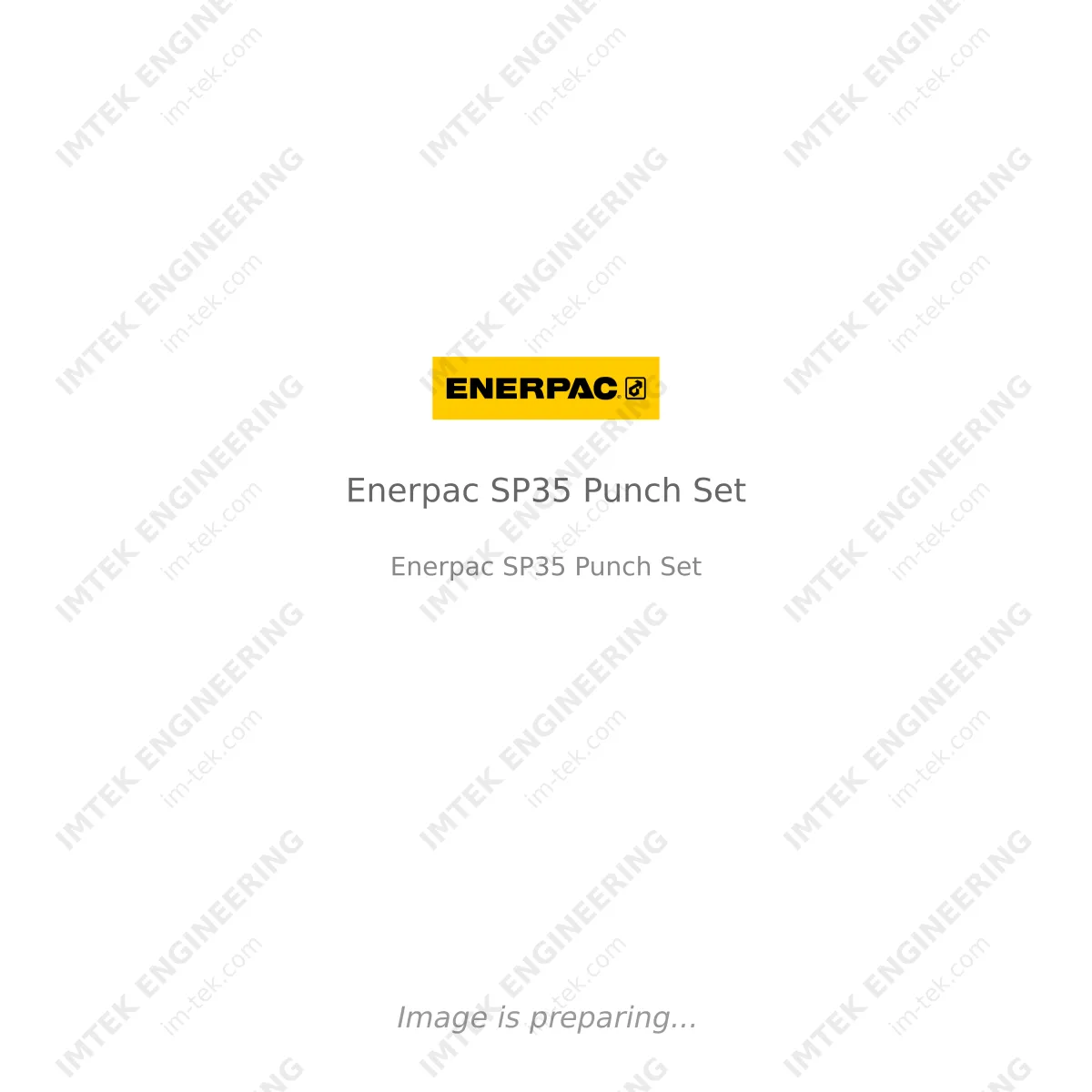 Enerpac Enerpac SP35 Punch Set - Enerpac SP35 Punch Set