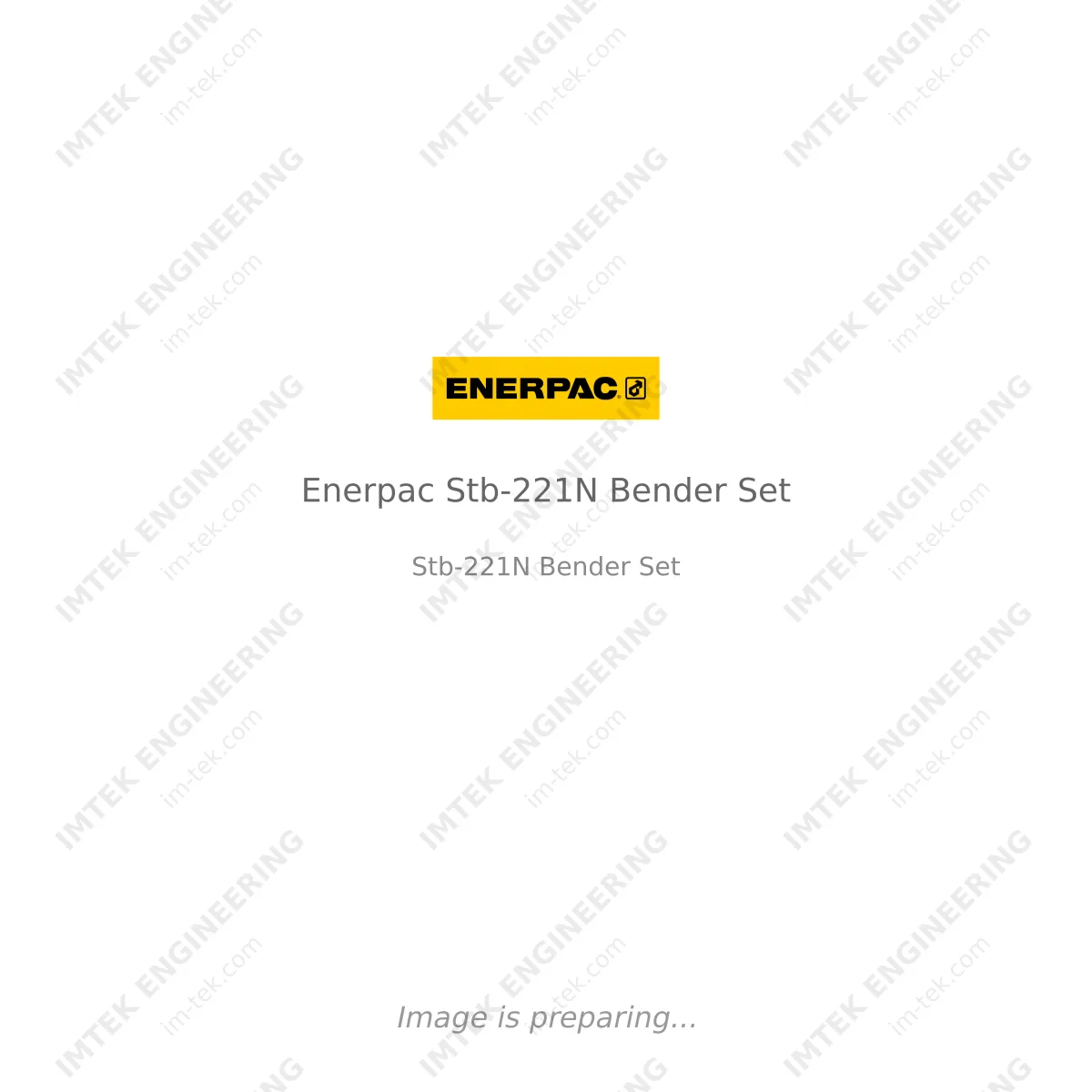 Enerpac Enerpac Stb-221N Bender Set - Enerpac