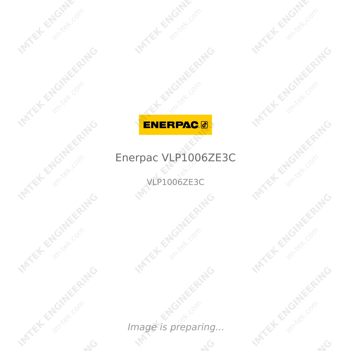 Enerpac Enerpac VLP1006ZE3C - VLP1006ZE3C