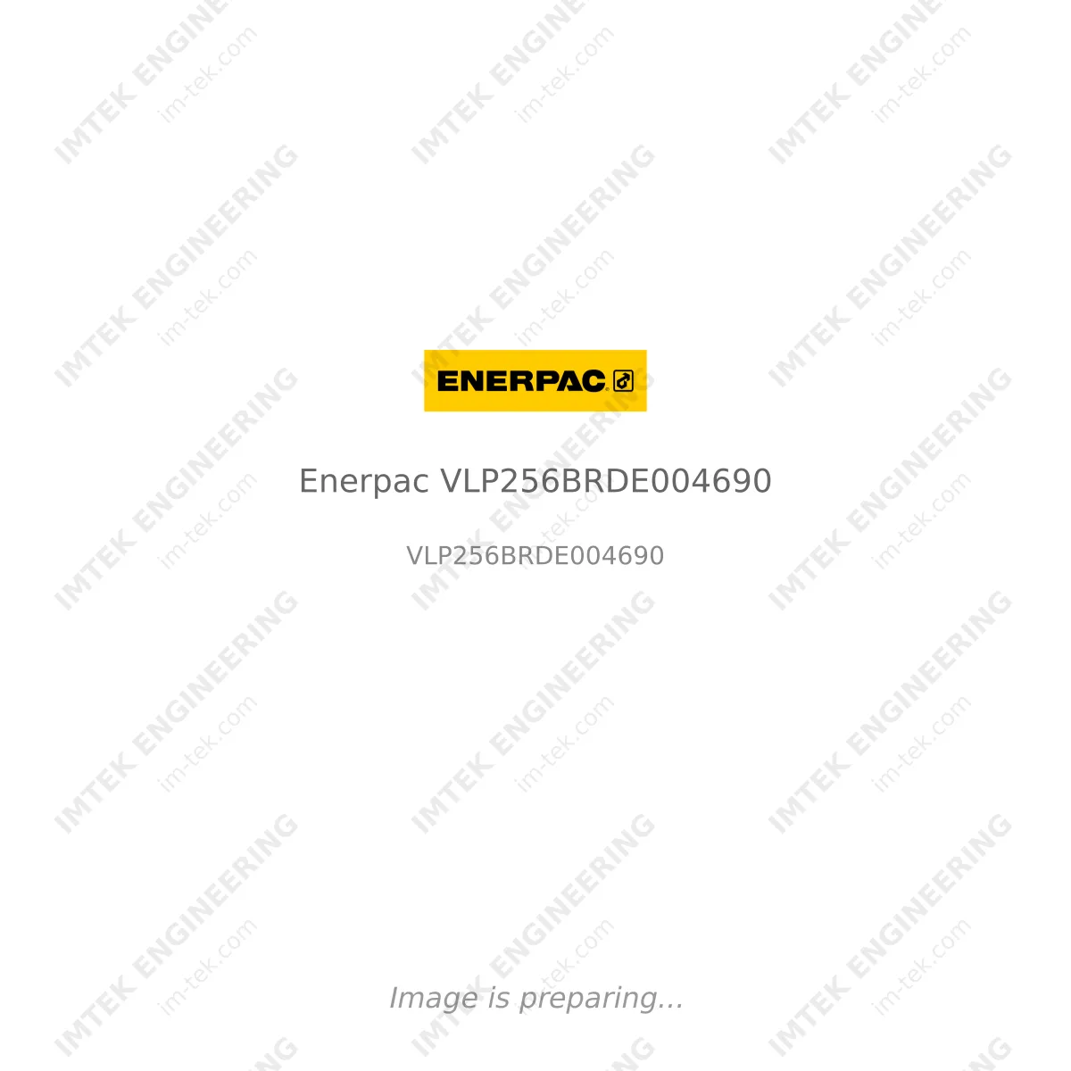 Enerpac Enerpac VLP256BRDE004690 - VLP256BRDE004690