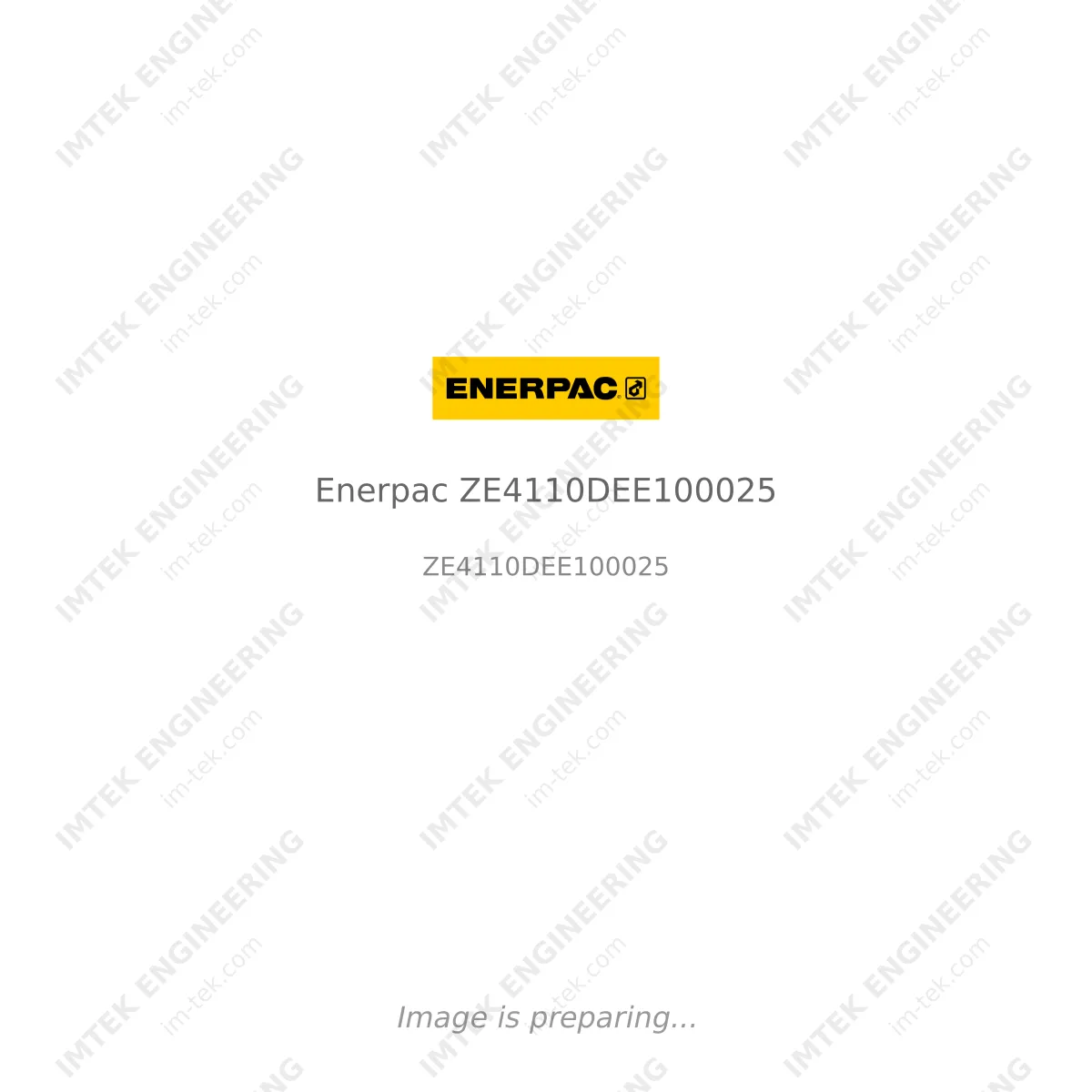 Enerpac Enerpac ZE4110DEE100025 - ZE4110DEE100025