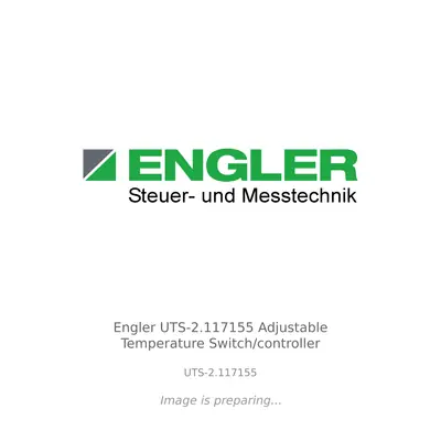 Engler Engler UTS-2.117155 Adjustable Temperature Switch/controller - UTS-2.117155