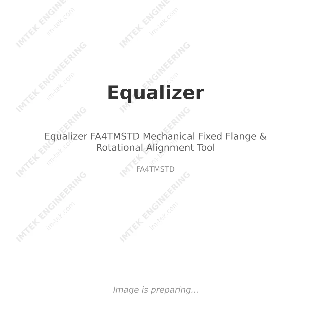 Equalizer Equalizer FA4TMSTD Mechanical Fixed Flange & Rotational Alignment Tool - FA4TMSTD