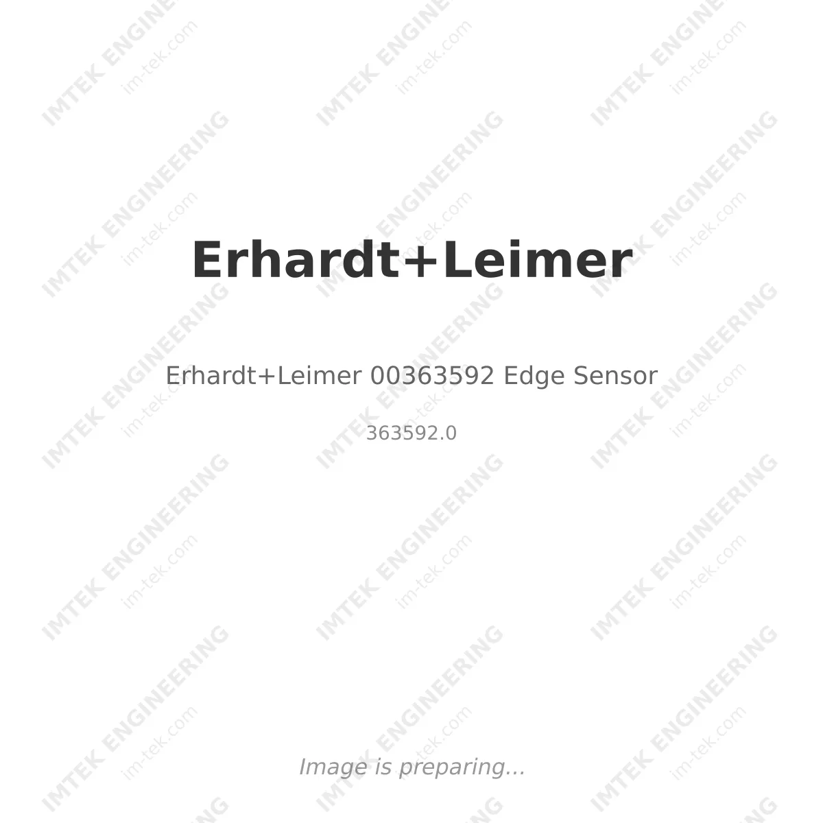 Erhardt+Leimer Erhardt+Leimer 00363592 Edge Sensor - 363592.0