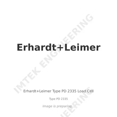 Erhardt+Leimer Erhardt+Leimer Type PD 2335 Load Cell - Type PD 2335