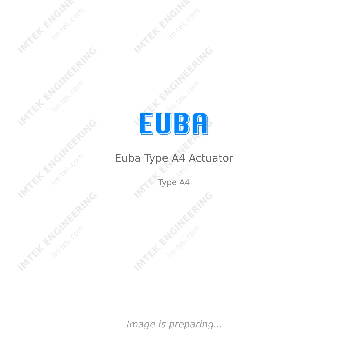 Euba Euba Type A4 Actuator - Type A4