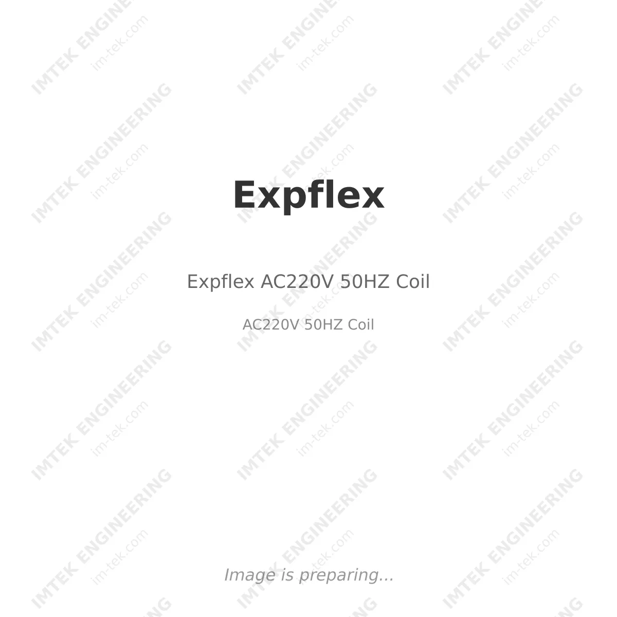 Expflex Expflex AC220V 50HZ Coil - AC220V 50HZ Coil