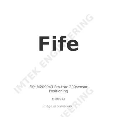 Fife Fife M209943 Pro-trac 200sensor Positioning - M209943