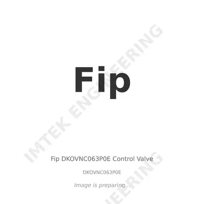 Fip Fip DKOVNC063P0E Control Valve - DKOVNC063P0E