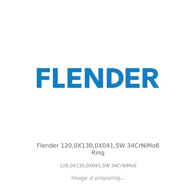 Flender Flender 120,0X130,0X041,5W 34CrNiMo6 Ring - 120,0X130,0X041,5W 34CrNiMo6