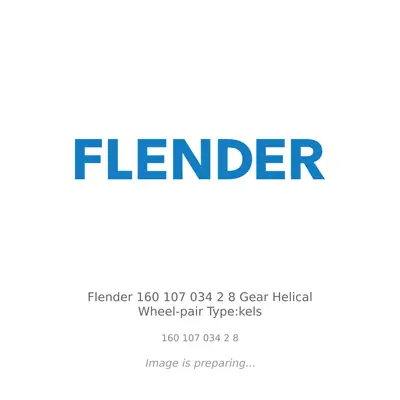 Flender Flender 160 107 034 2 8 Gear Helical Wheel-pair Type:kels - 160 107 034 2 8