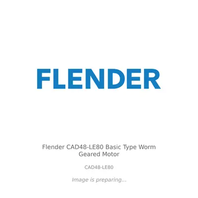 Flender Flender CAD48-LE80 Basic Type Worm Geared Motor - CAD48-LE80