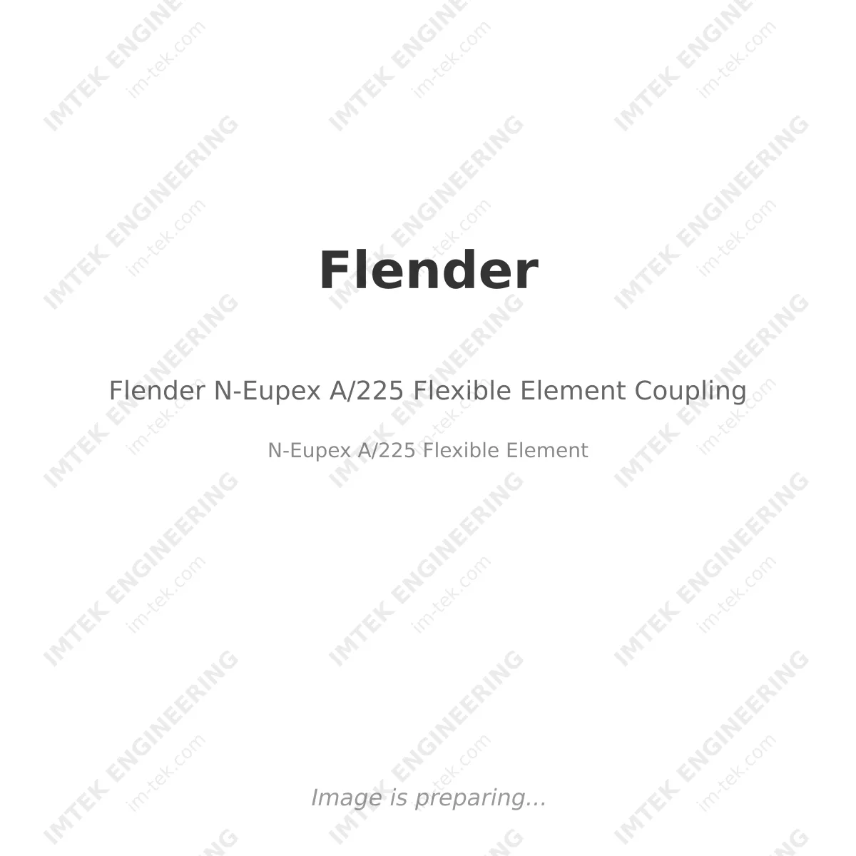 Flender Flender N-Eupex A/225 Flexible Element Coupling - N-Eupex A/225 Flexible Element