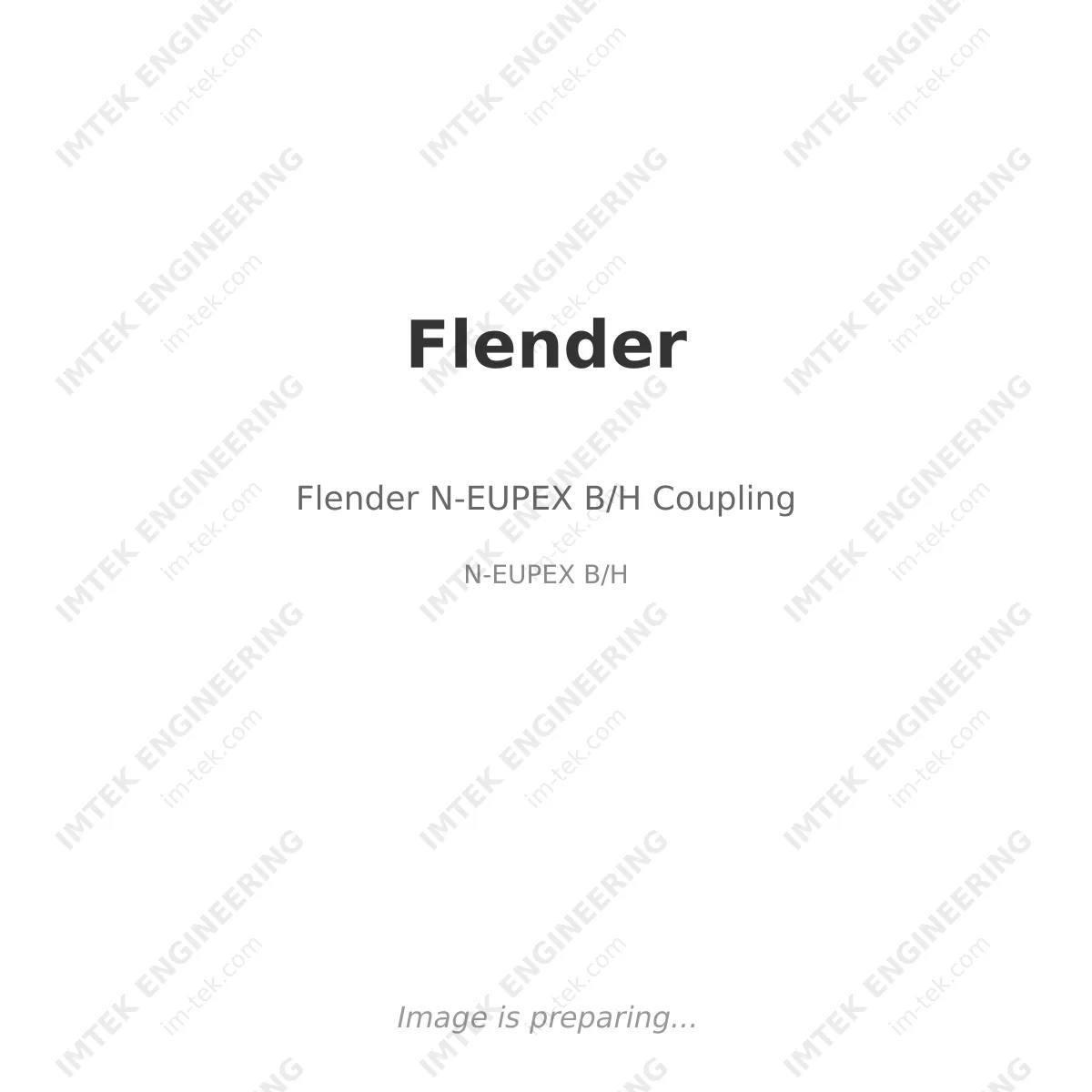 Flender Flender N-EUPEX B/H Coupling - N-EUPEX B/H