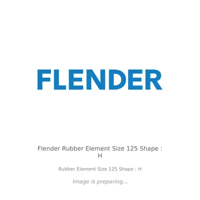 Flender Flender Rubber Element Size 125 Shape : H - Rubber Element Size 125 Shape : H