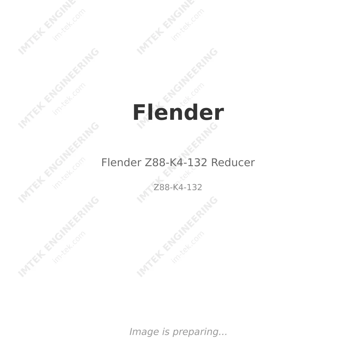 Flender Flender Z88-K4-132 Reducer - Z88-K4-132