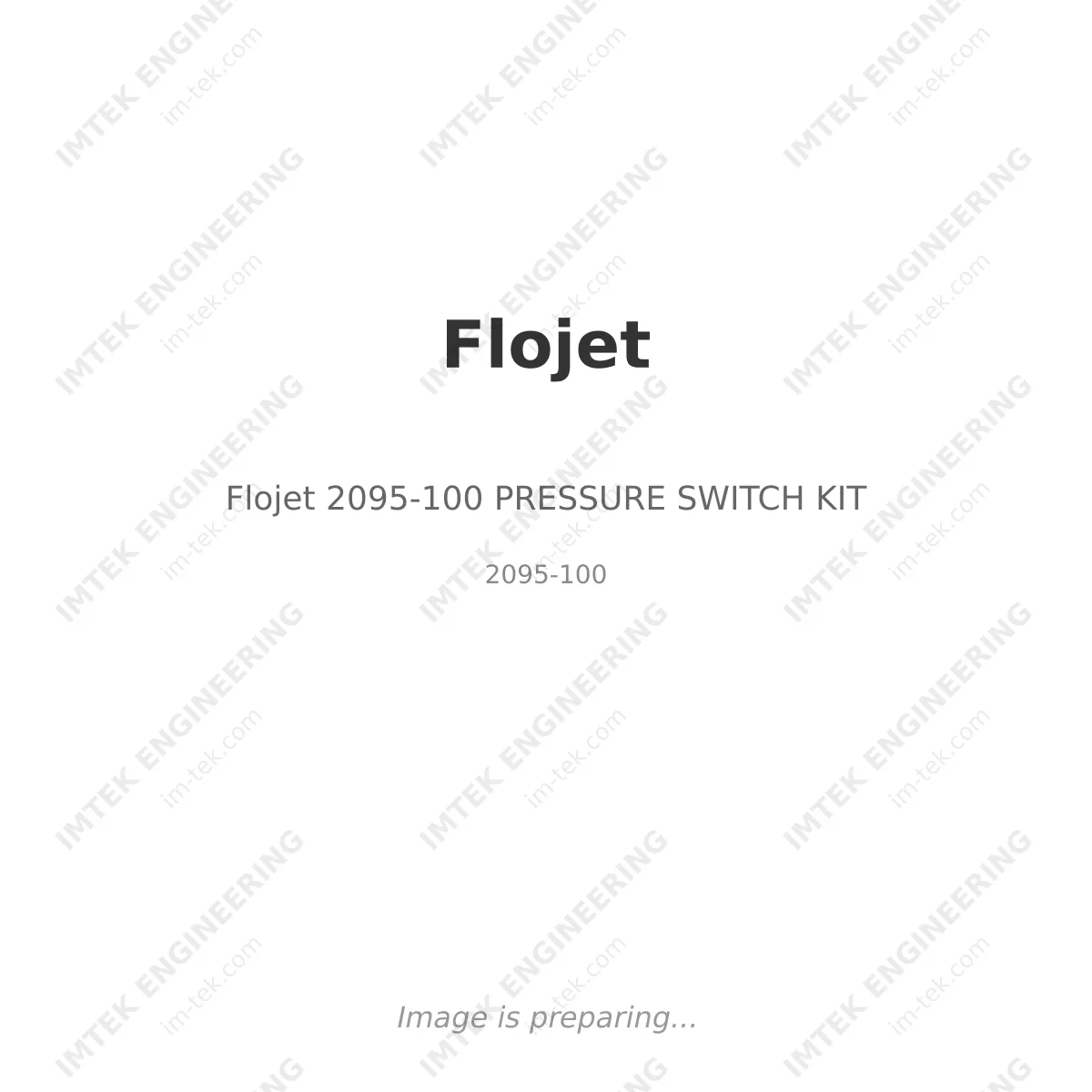 Flojet Flojet 2095-100 PRESSURE SWITCH KIT - 2095-100