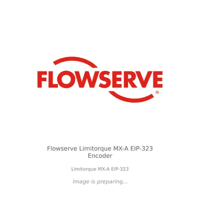 Flowserve Flowserve Limitorque MX-A EIP-323 Encoder - Limitorque MX-A EIP-323