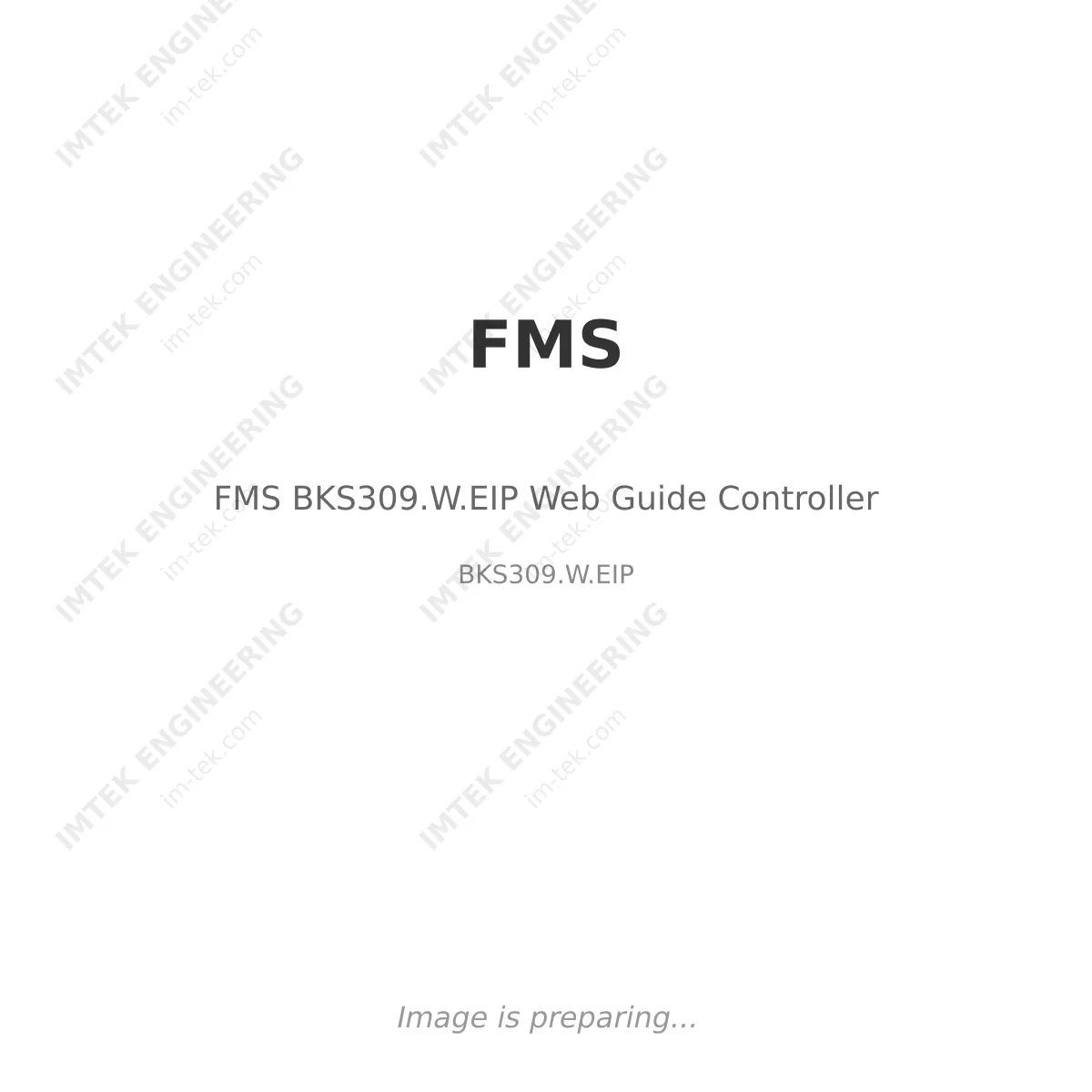 FMS FMS BKS309.W.EIP Web Guide Controller - BKS309.W.EIP