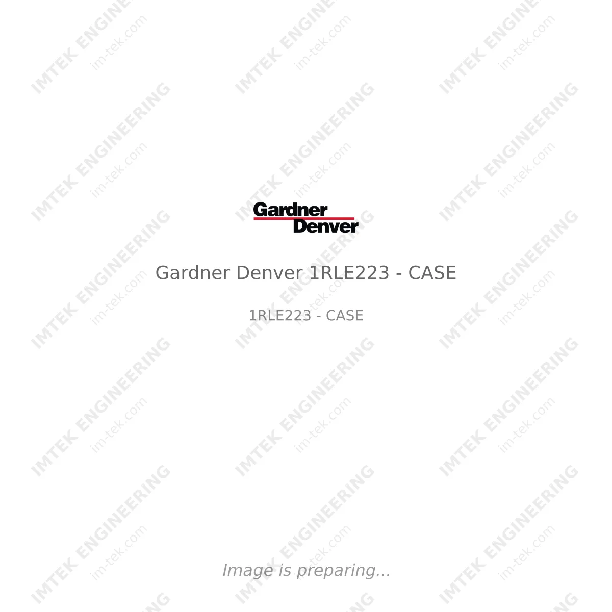 Gardner Denver Gardner Denver 1RLE223 - CASE - 1RLE223 - CASE