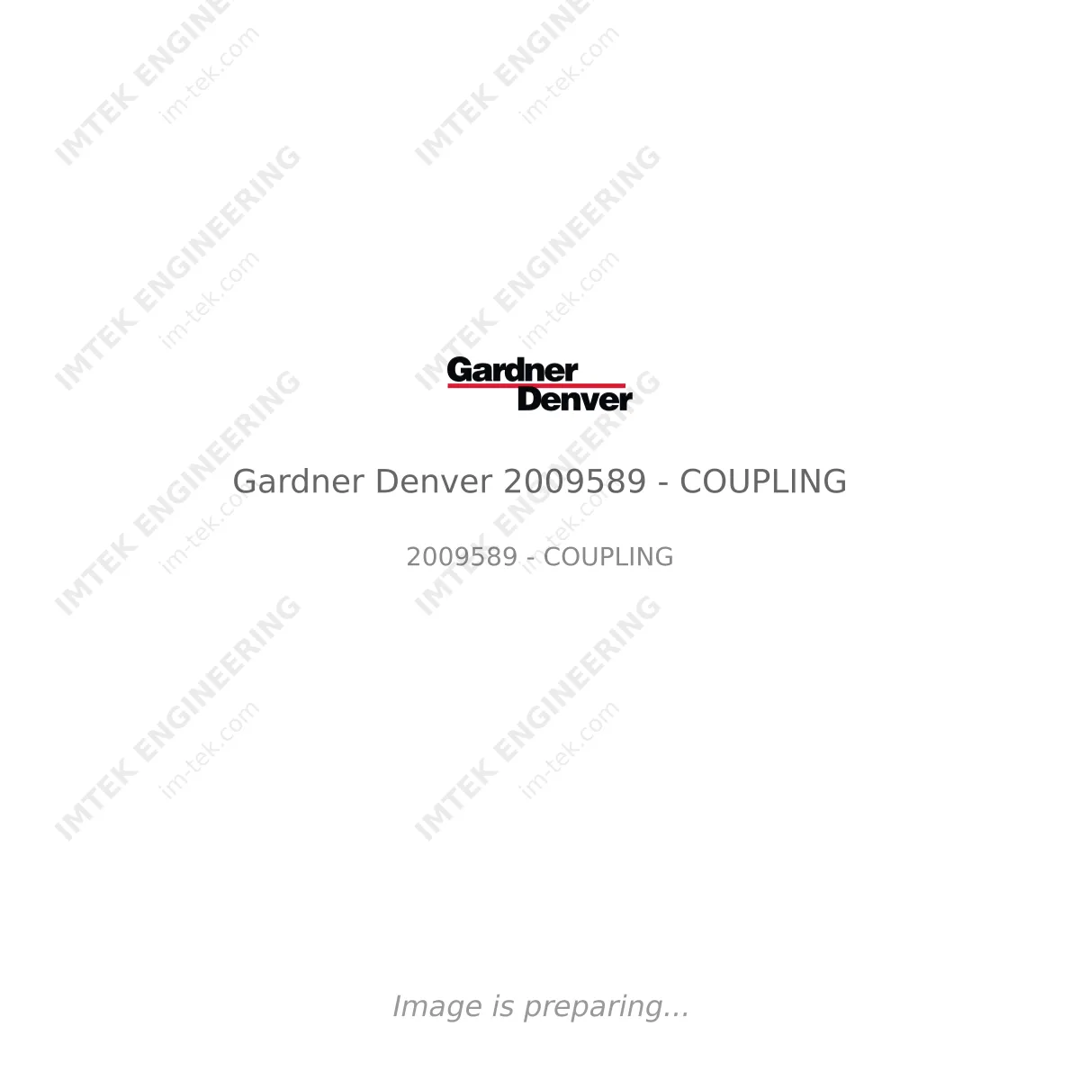 Gardner Denver Gardner Denver 2009589 - COUPLING - 2009589 - COUPLING