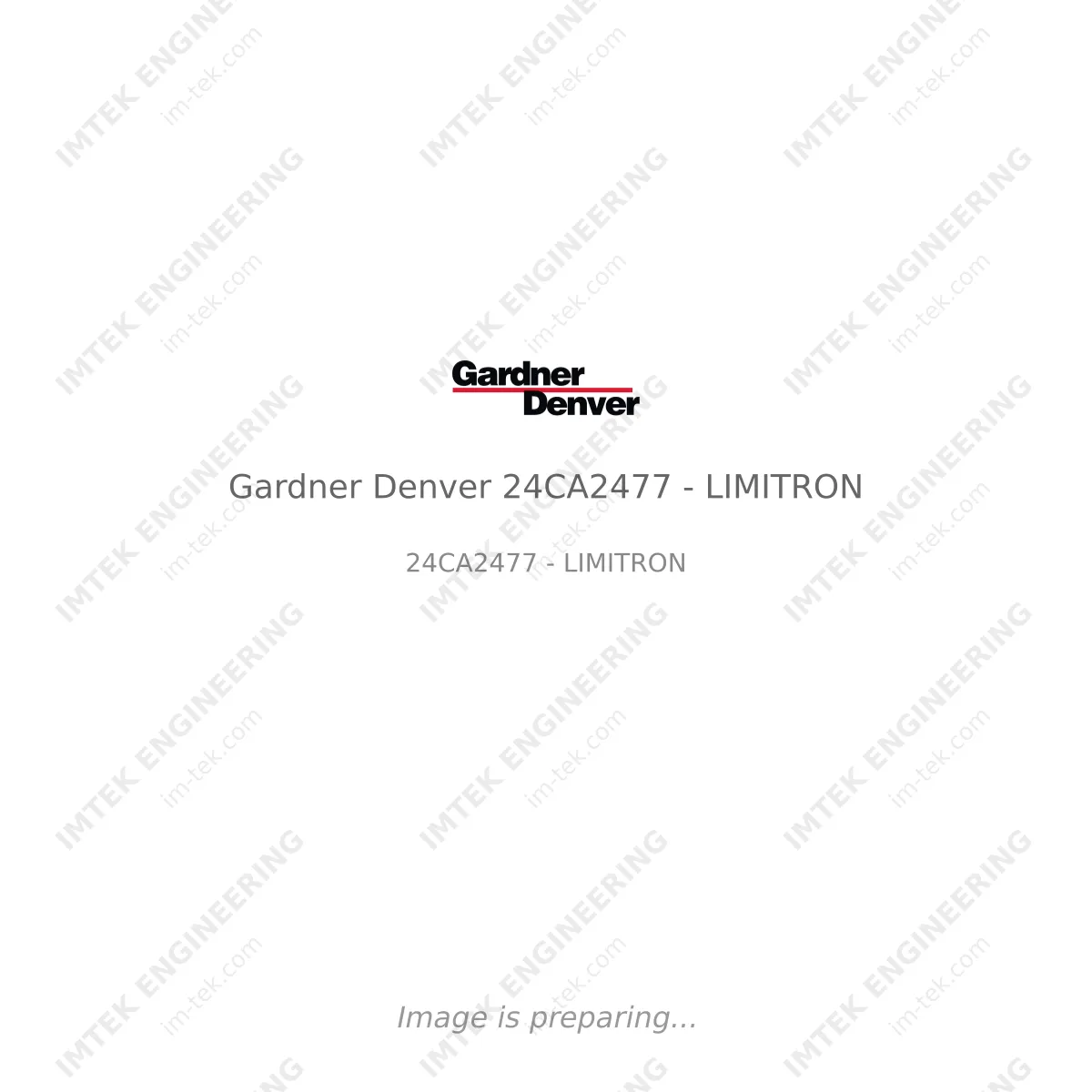 Gardner Denver Gardner Denver 24CA2477 - LIMITRON - 24CA2477 - LIMITRON