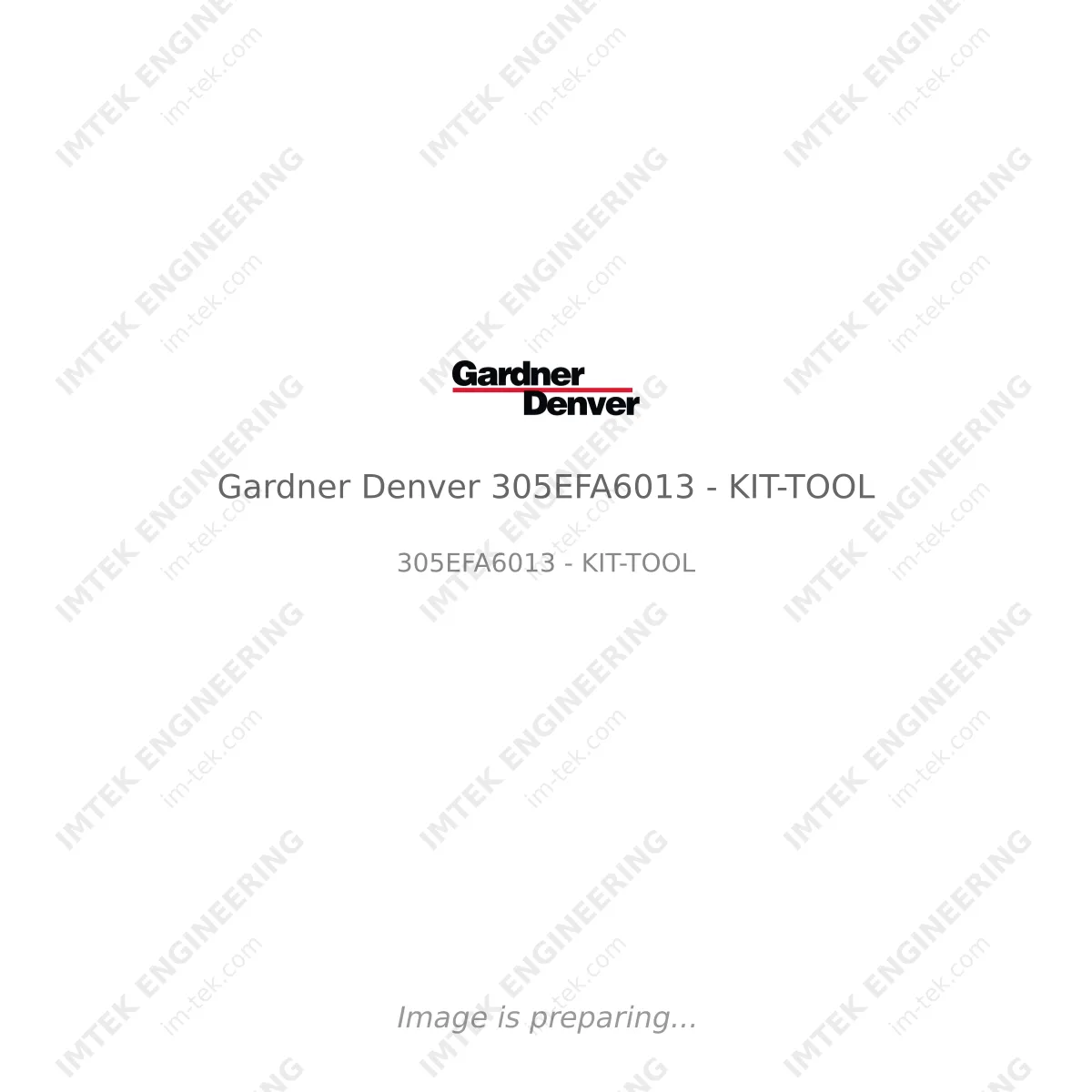 Gardner Denver Gardner Denver 305EFA6013 - KIT-TOOL - 305EFA6013 - KIT-TOOL