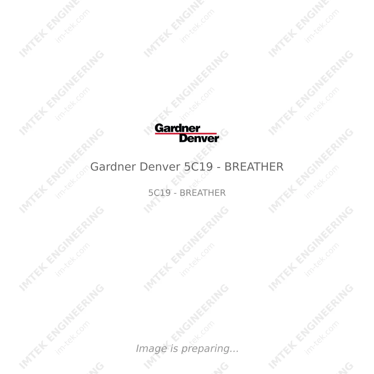 Gardner Denver Gardner Denver 5C19 - BREATHER - 5C19 - BREATHER