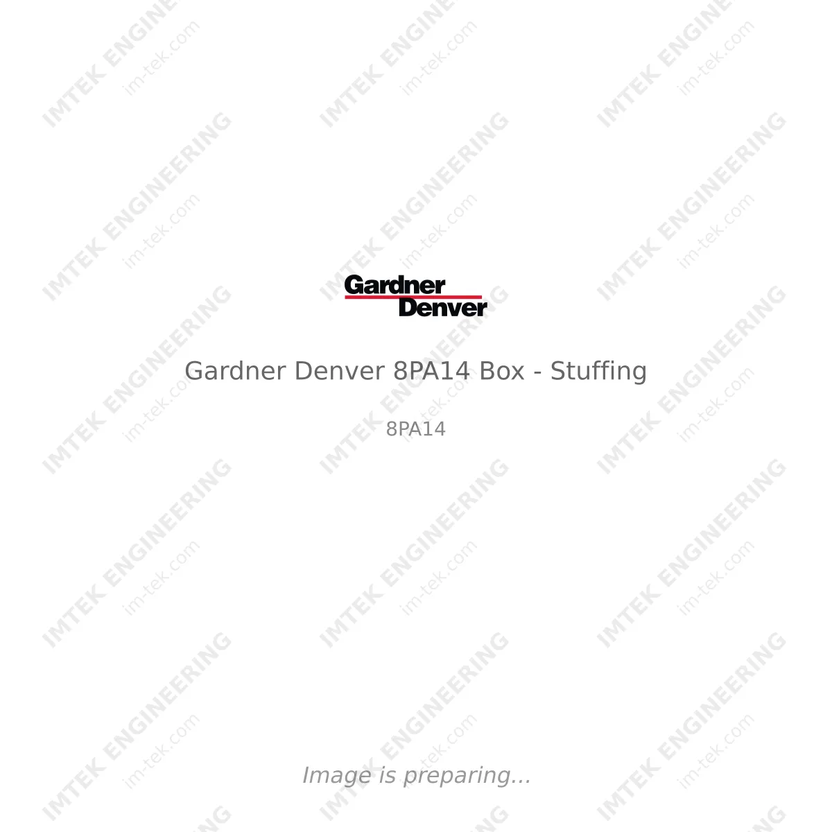 Gardner Denver Gardner Denver 8PA14 Box - Stuffing - 8PA14