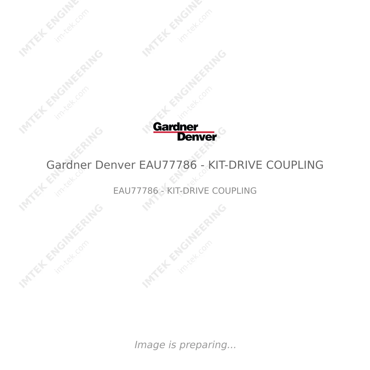 Gardner Denver Gardner Denver EAU77786 - KIT-DRIVE COUPLING - EAU77786 - KIT-DRIVE COUPLING