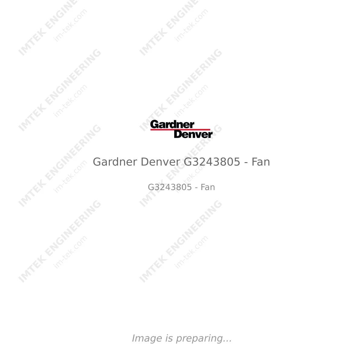 Gardner Denver Gardner Denver G3243805 - Fan - G3243805 - Fan